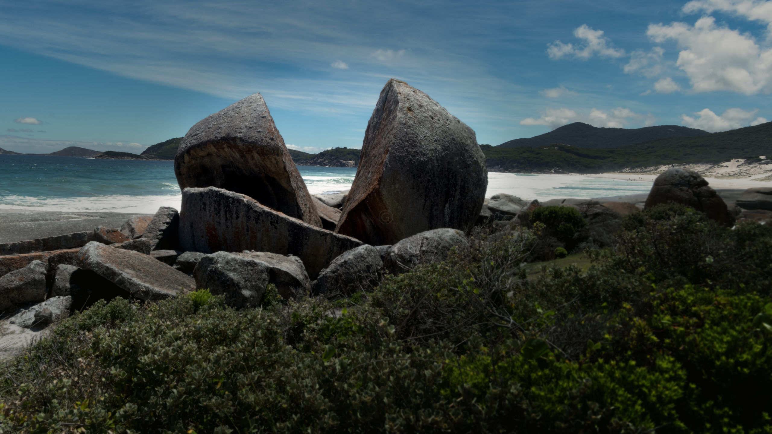 Split Rock in Wilsons Promontory National Park in Victoria, Australia